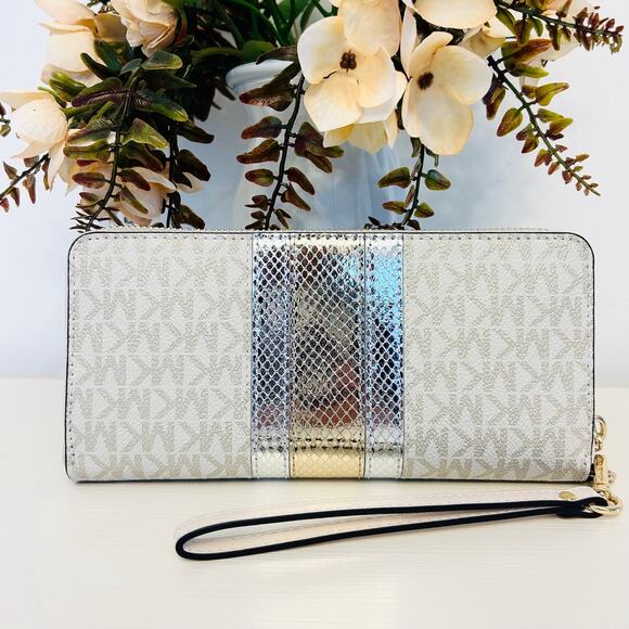 Michael Kors jet set large continental wallet MK - Picture 2 of 4